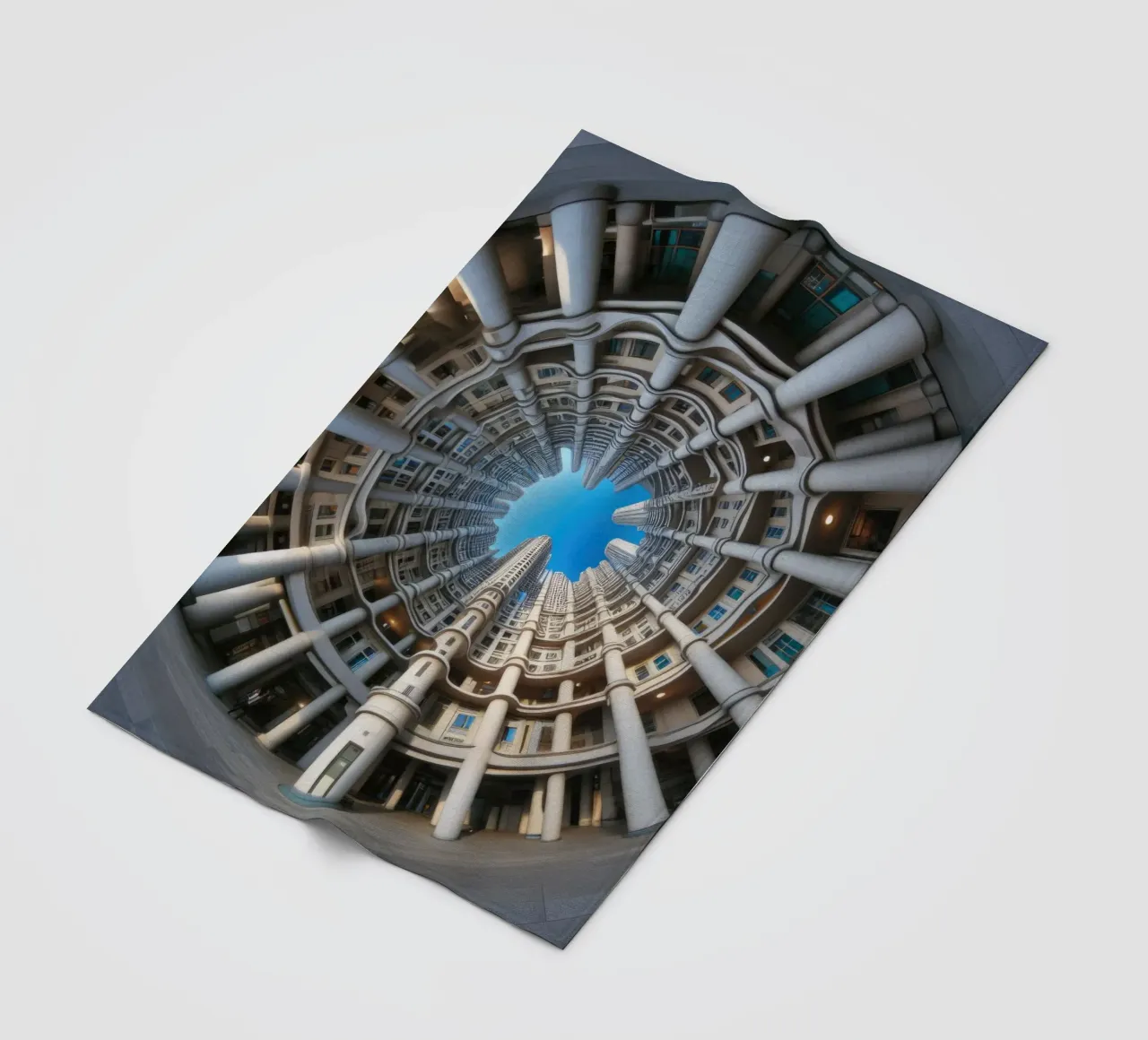 Sphere 024 - Circular Architectural Design coperta in pile da Spheres