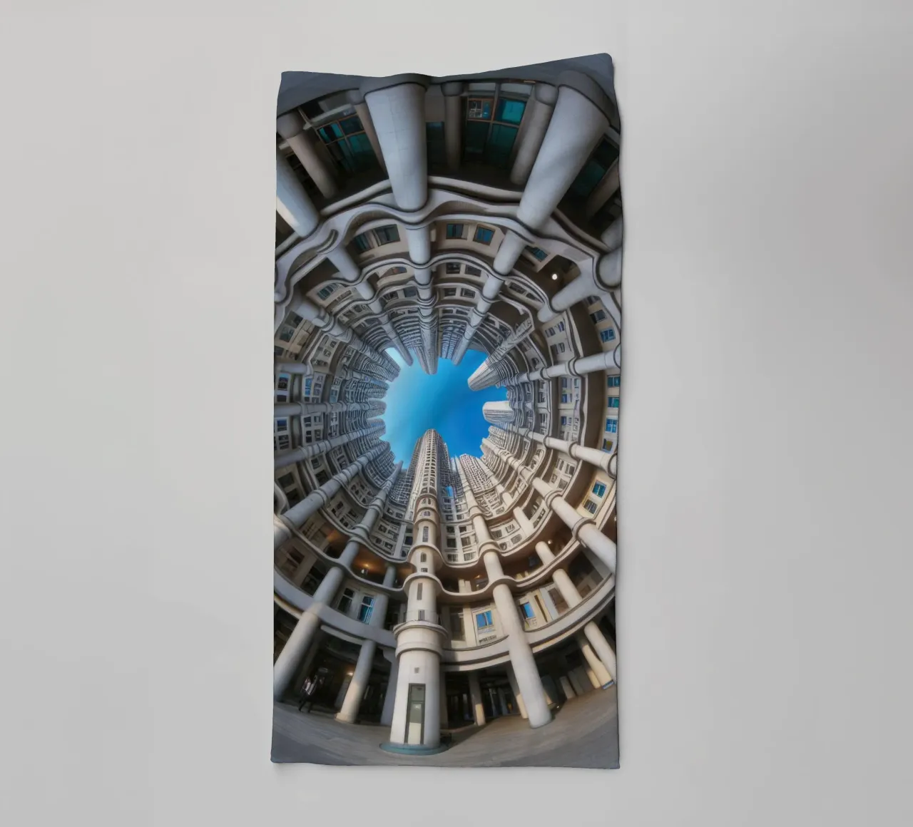 Sphere 024 - Circular Architectural Design towel by Spheres