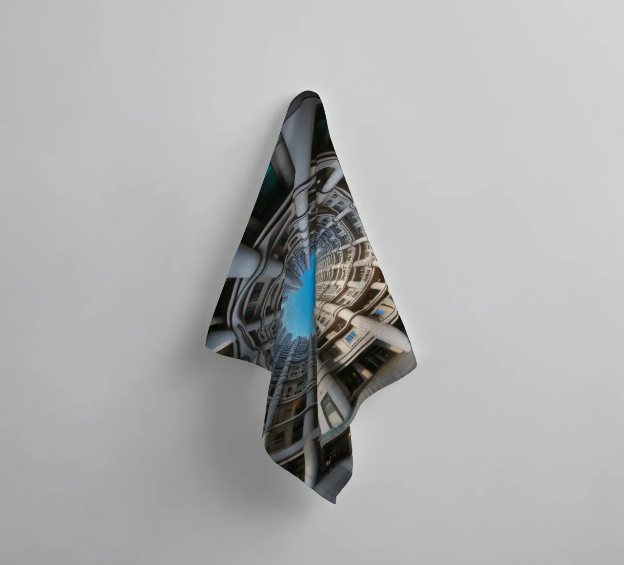 Sphere 024 - Circular Architectural Design towel by Spheres