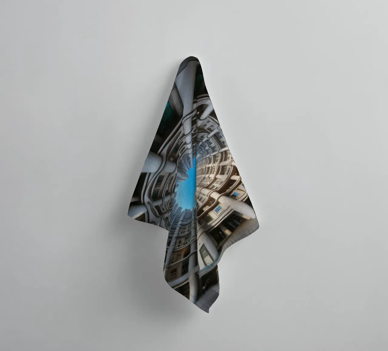 Sphere 024 - Circular Architectural Design towel by Spheres