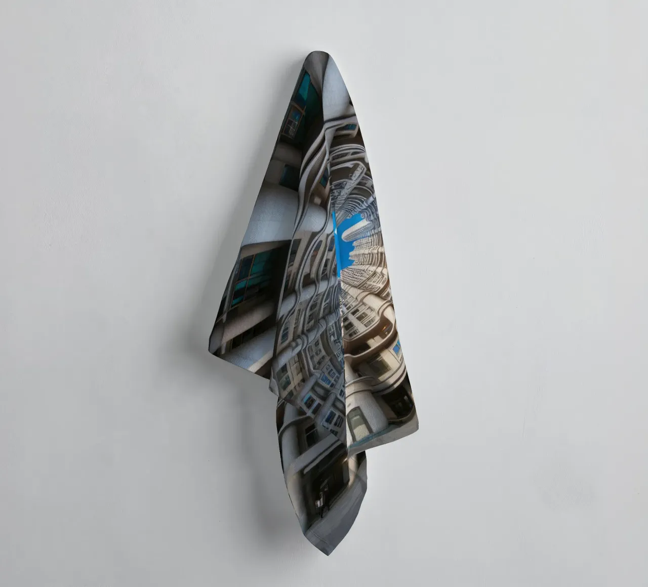 Sphere 024 - Circular Architectural Design towel by Spheres