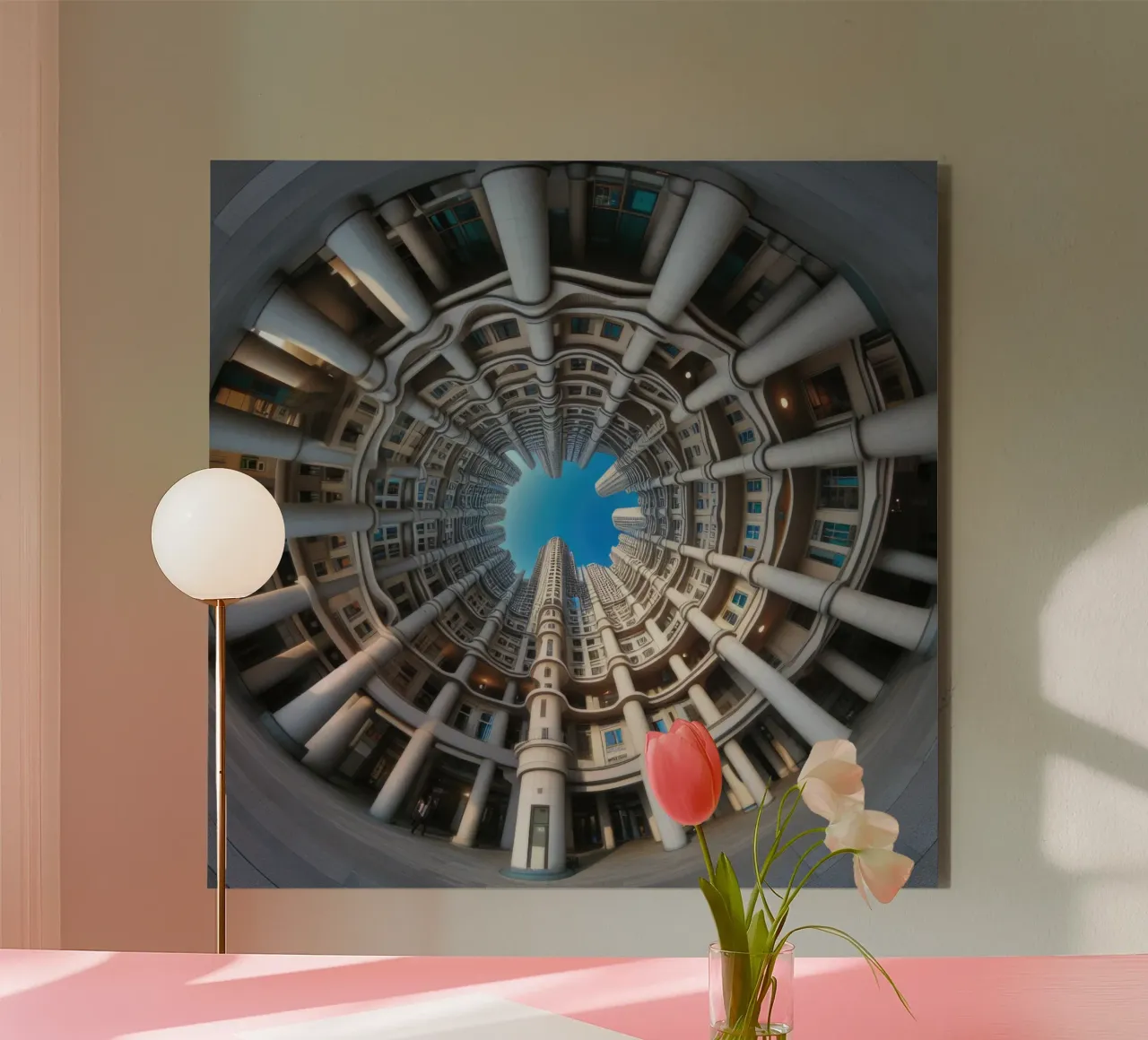 Sphere 024 - Circular Architectural Design alluminio dibond da Spheres