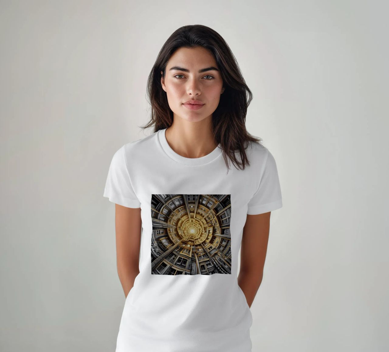 Sphere 044 - Golden Spiral Architecture t-shirt da Spheres