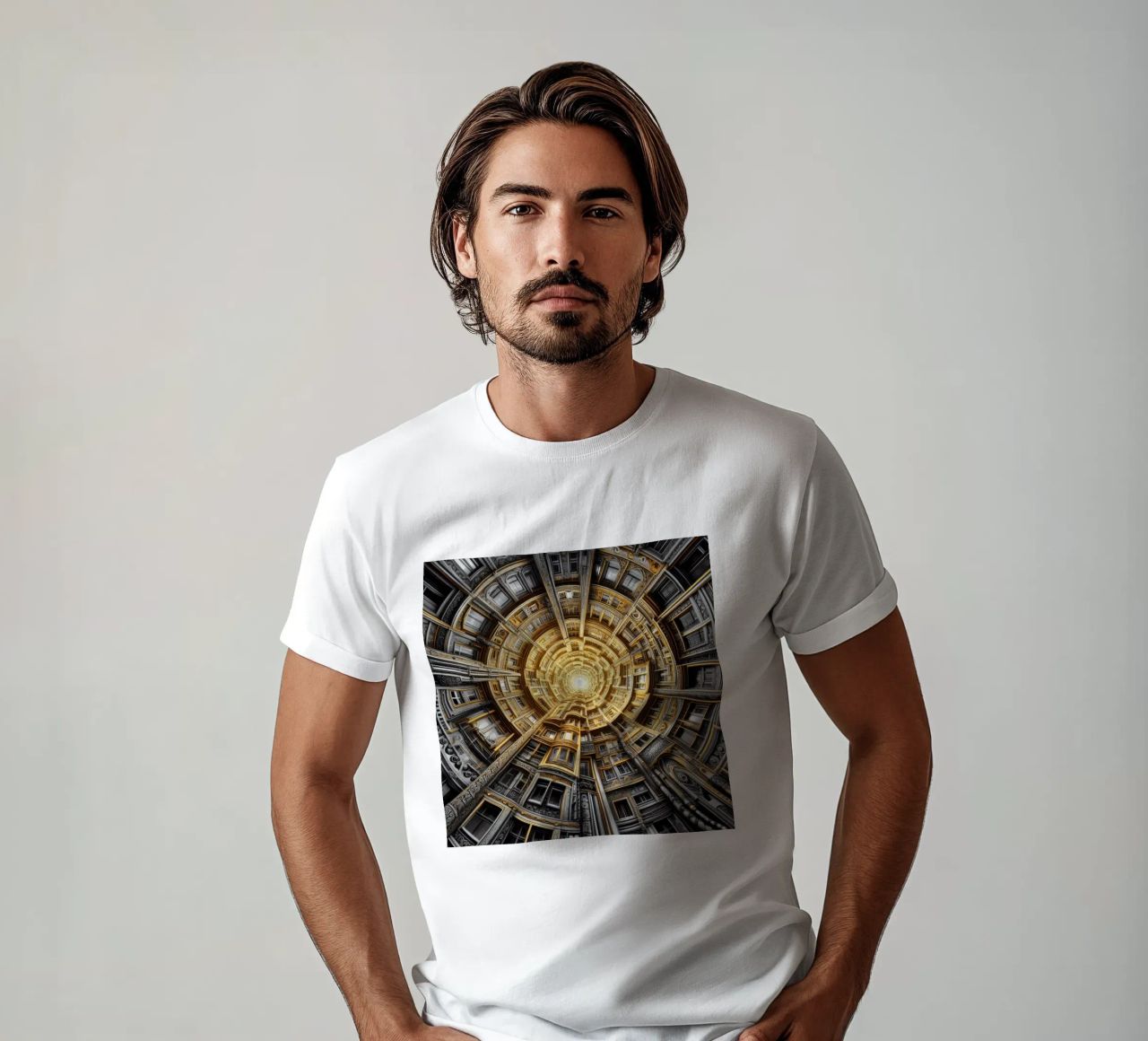 Sphere 044 - Golden Spiral Architecture t-shirt da Spheres