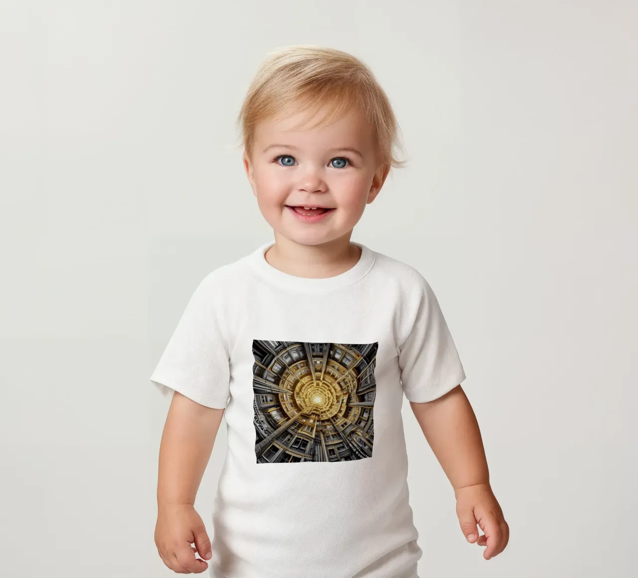 Sphere 044 - Golden Spiral Architecture maglietta neonato da Spheres