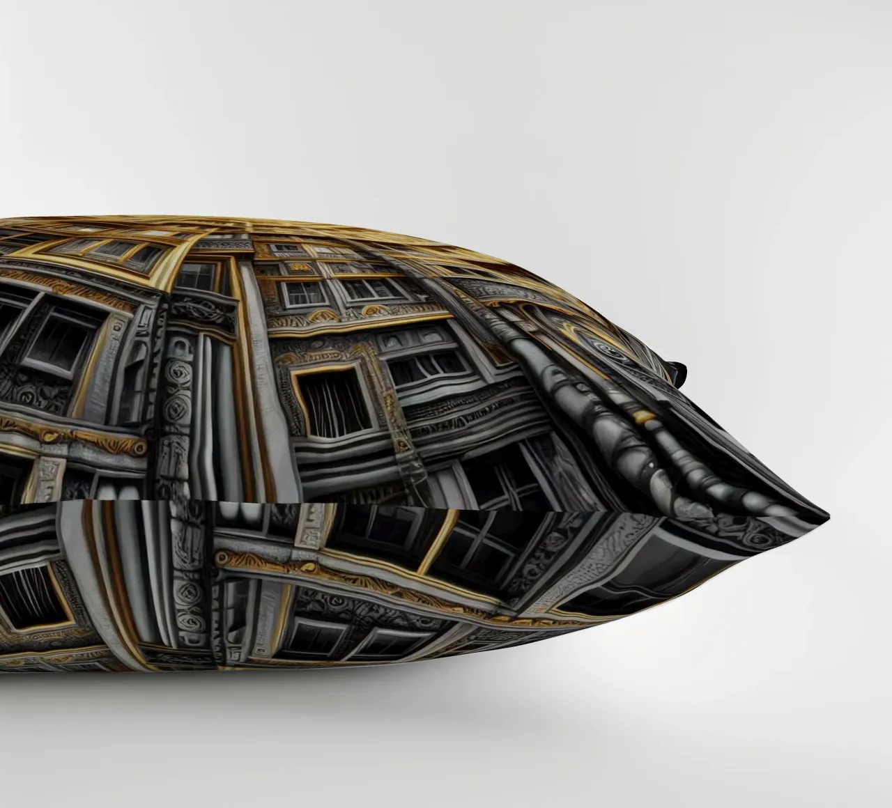 Sphere 044 - Golden Spiral Architecture decorative cushion by Spheres