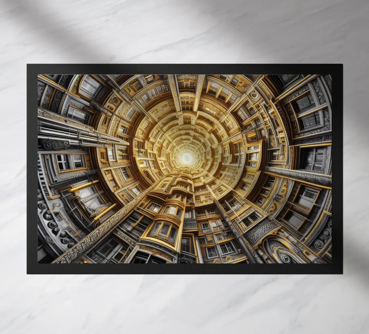 Sphere 044 - Golden Spiral Architecture doormat by Spheres