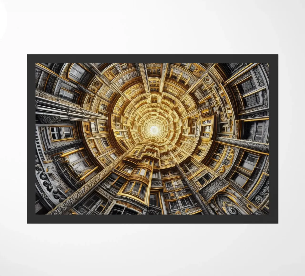 Sphere 044 - Golden Spiral Architecture deurmat van Spheres