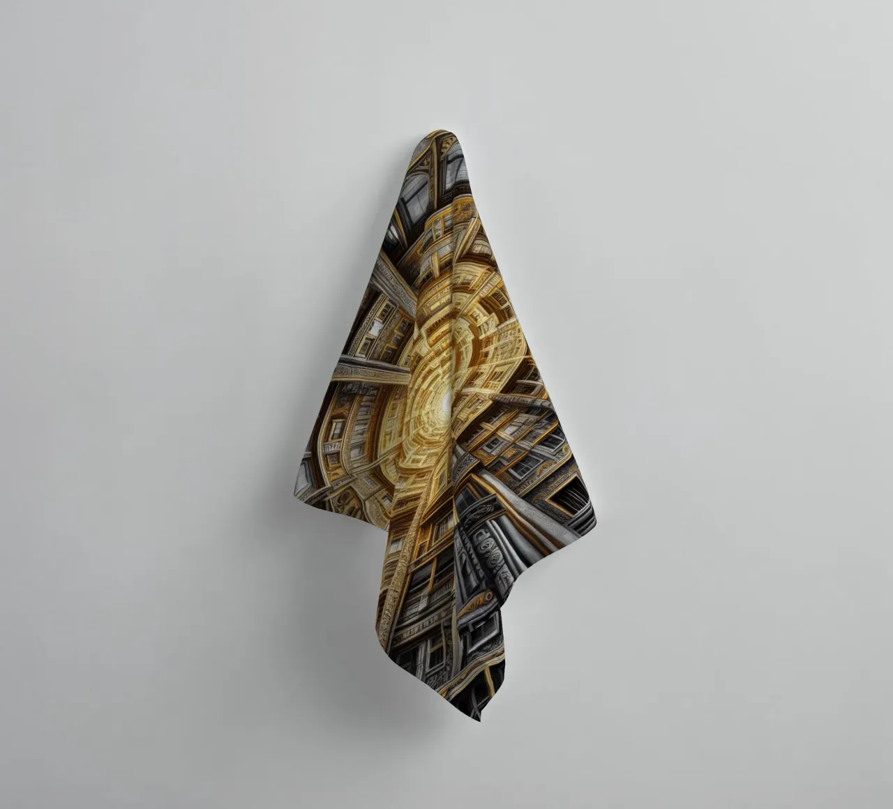 Sphere 044 - Golden Spiral Architecture asciugamano da bagno da Spheres