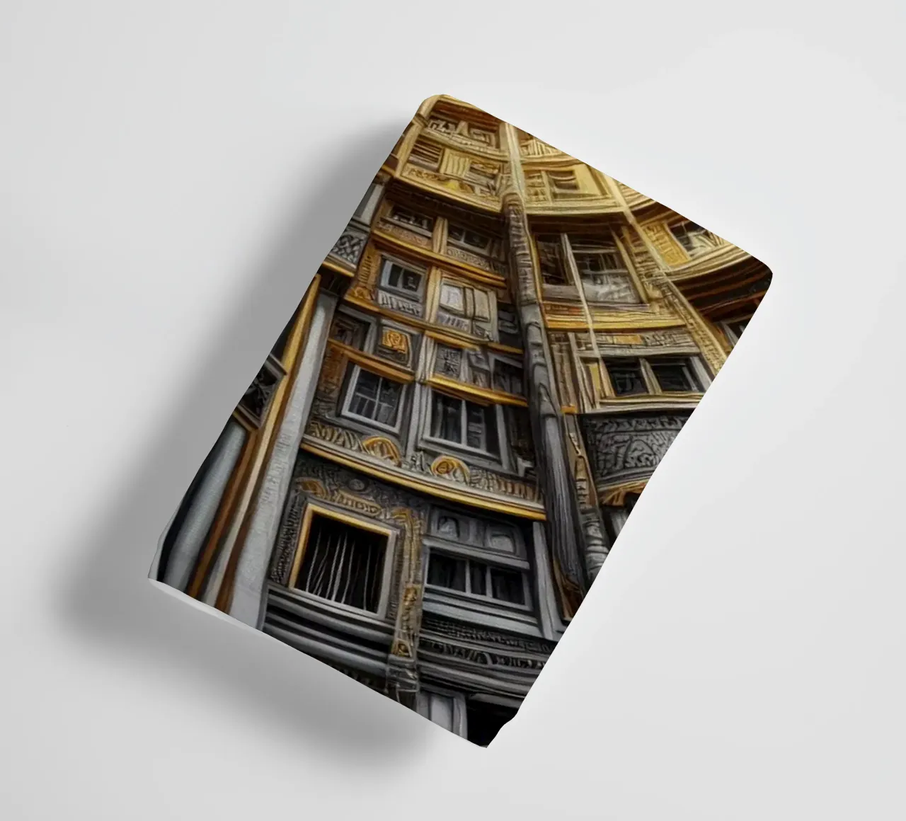 Sphere 044 - Golden Spiral Architecture asciugamano da bagno da Spheres