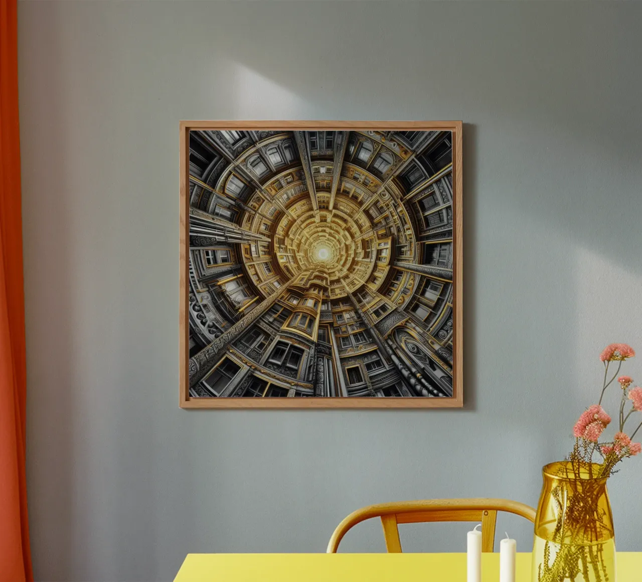 Sphere 044 - Golden Spiral Architecture alluminio dibond da Spheres