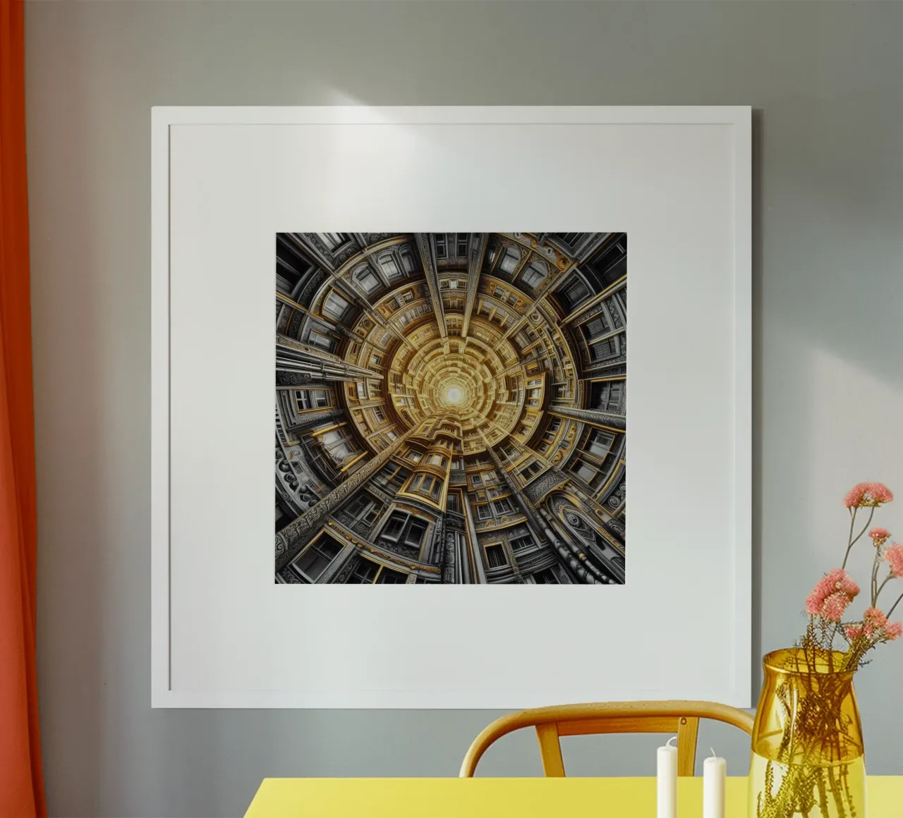 Sphere 044 - Golden Spiral Architecture carta hahnemühle da Spheres