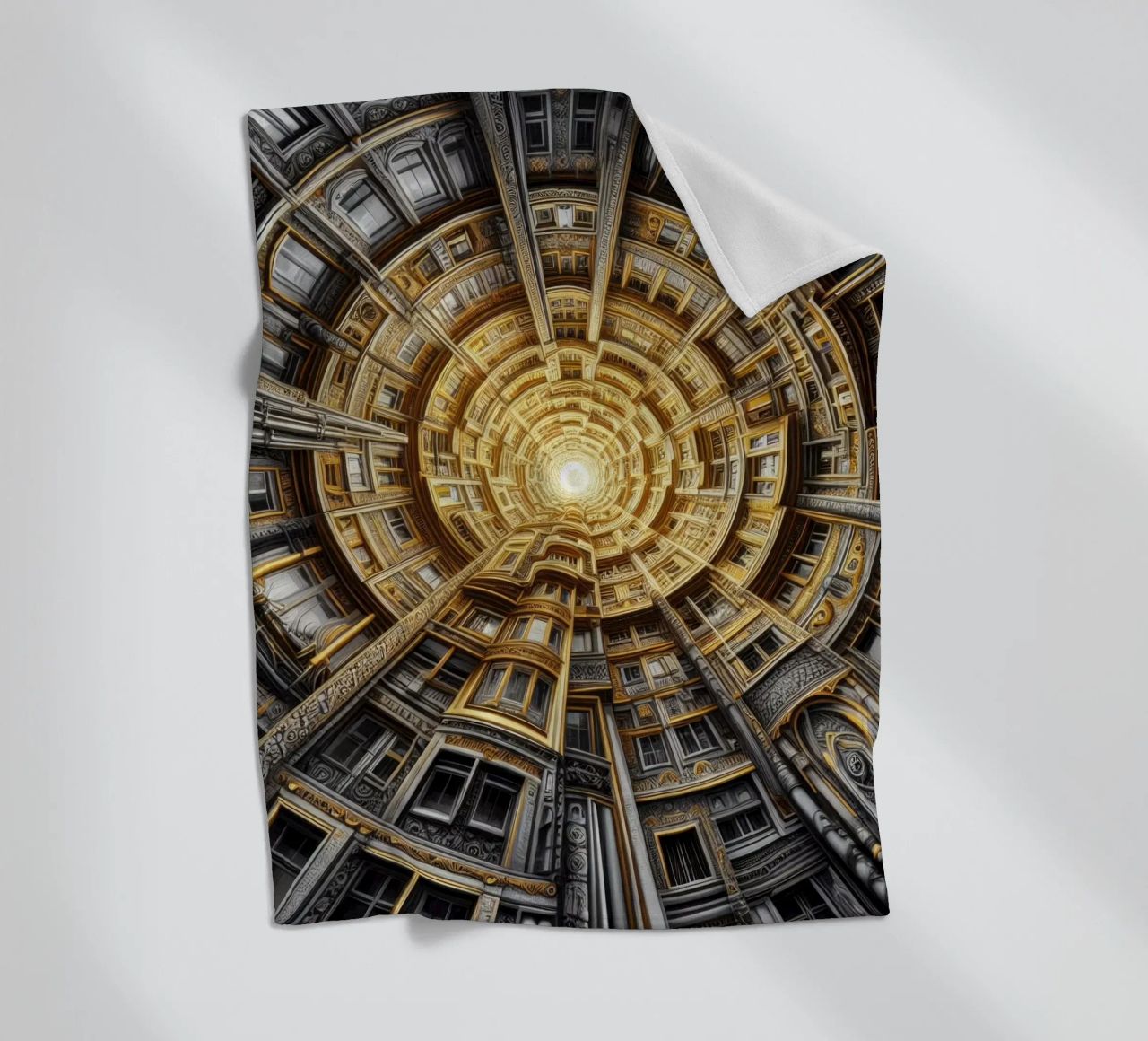 Sphere 044 - Golden Spiral Architecture coperta in pile da Spheres