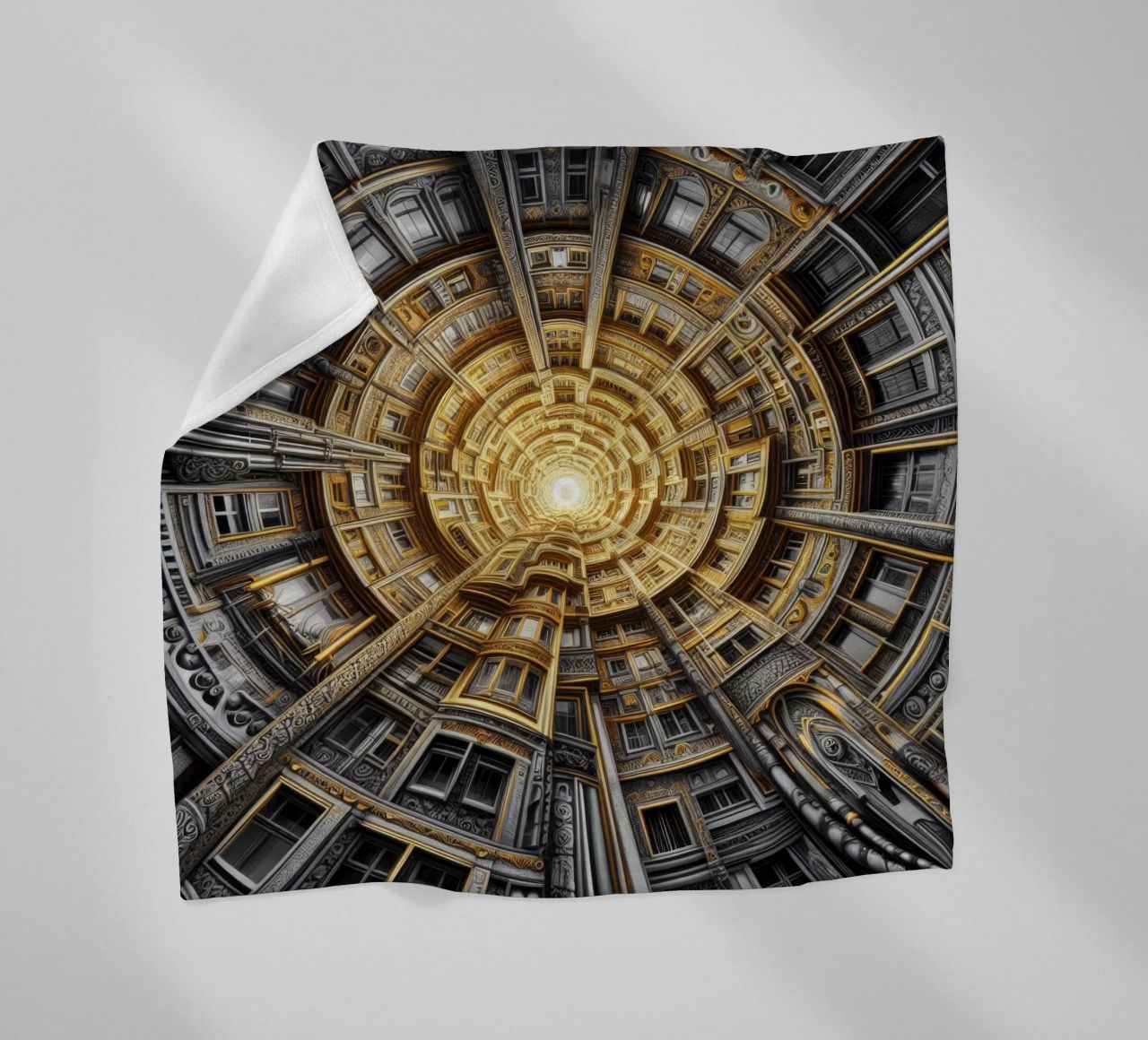 Sphere 044 - Golden Spiral Architecture coperta in pile da Spheres