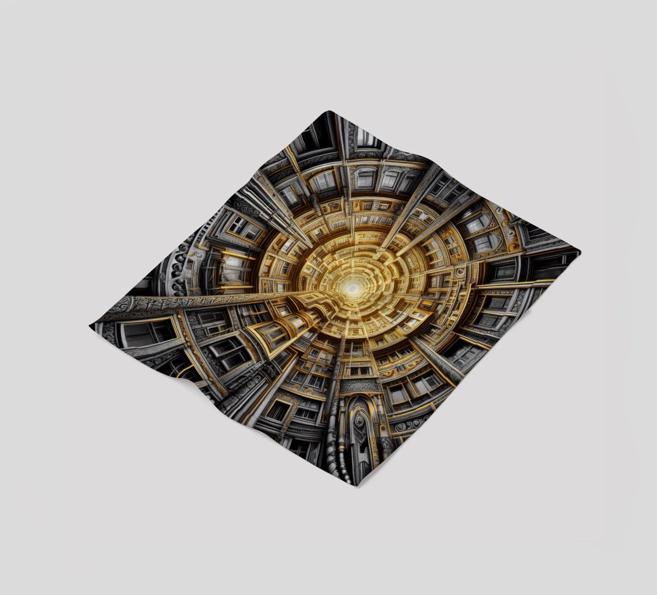 Sphere 044 - Golden Spiral Architecture coperta in pile da Spheres