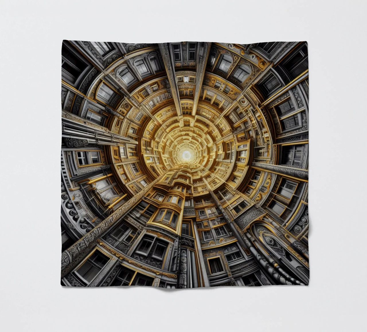 Sphere 044 - Golden Spiral Architecture coperta in pile da Spheres