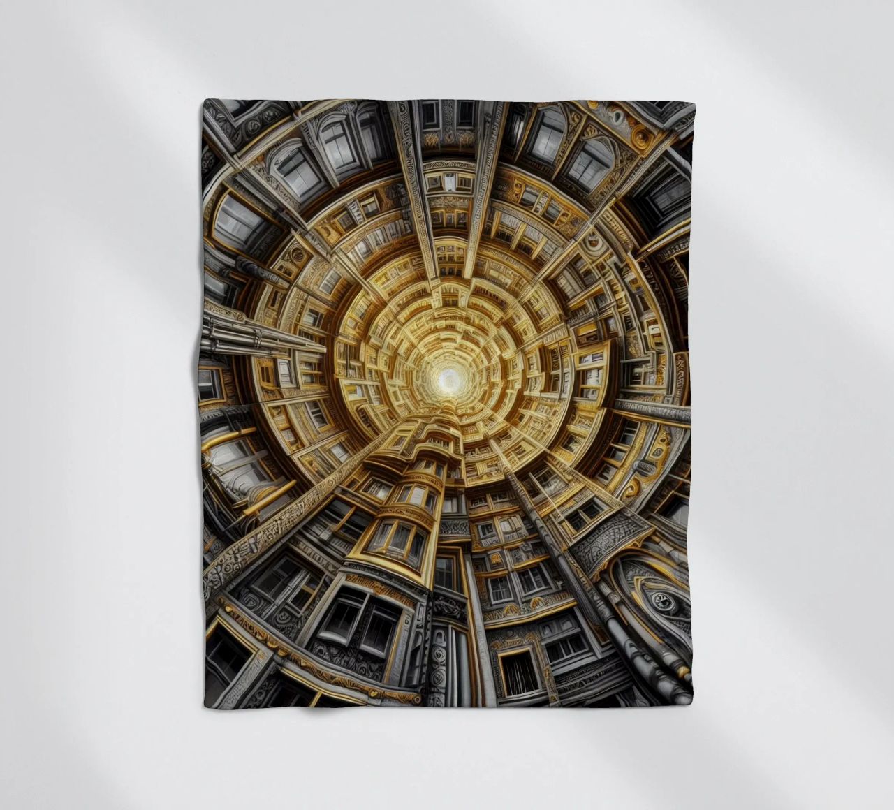 Sphere 044 - Golden Spiral Architecture coperta in pile da Spheres