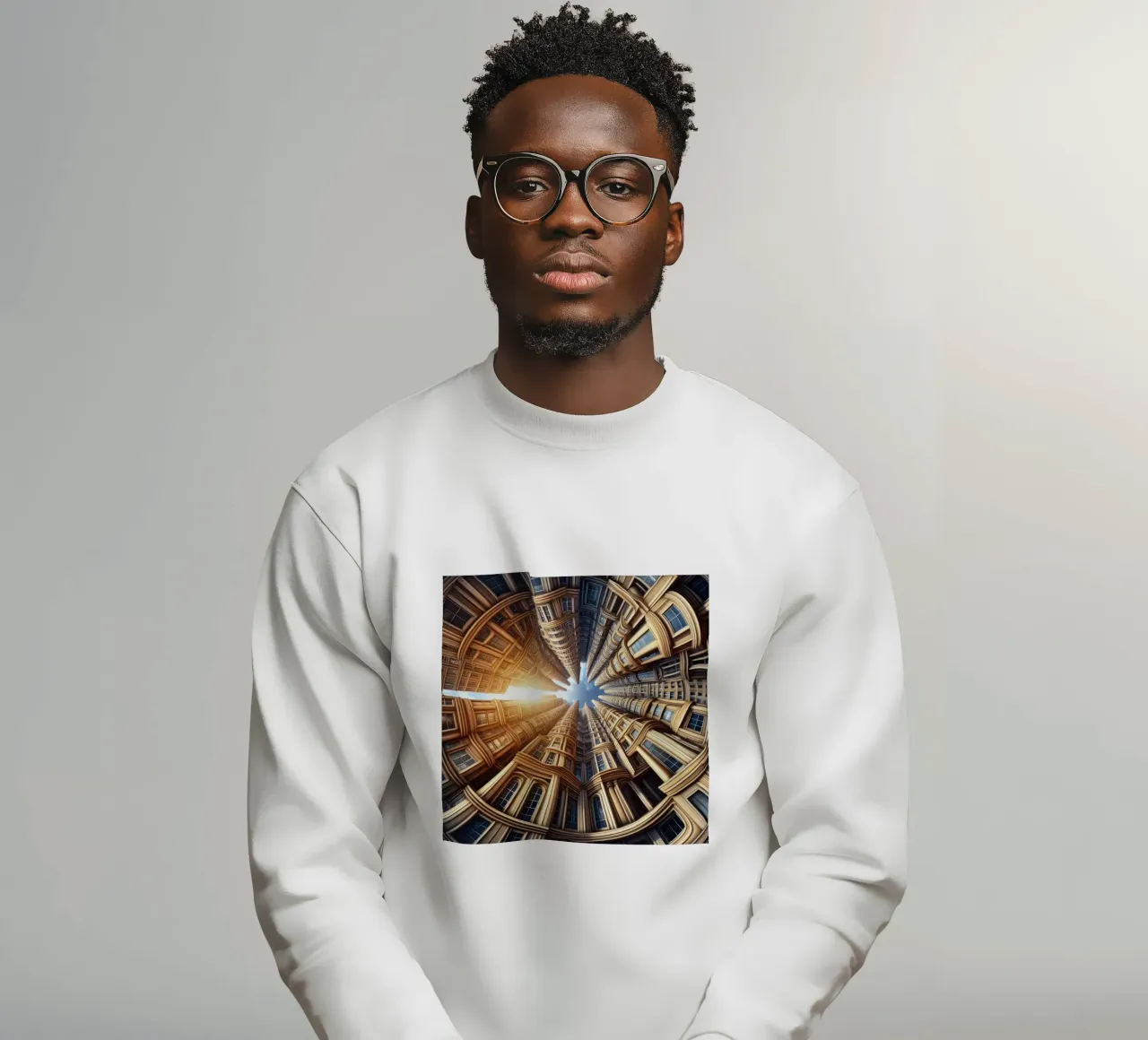 Sphere 027 - Towering Ornate Building felpa da Spheres