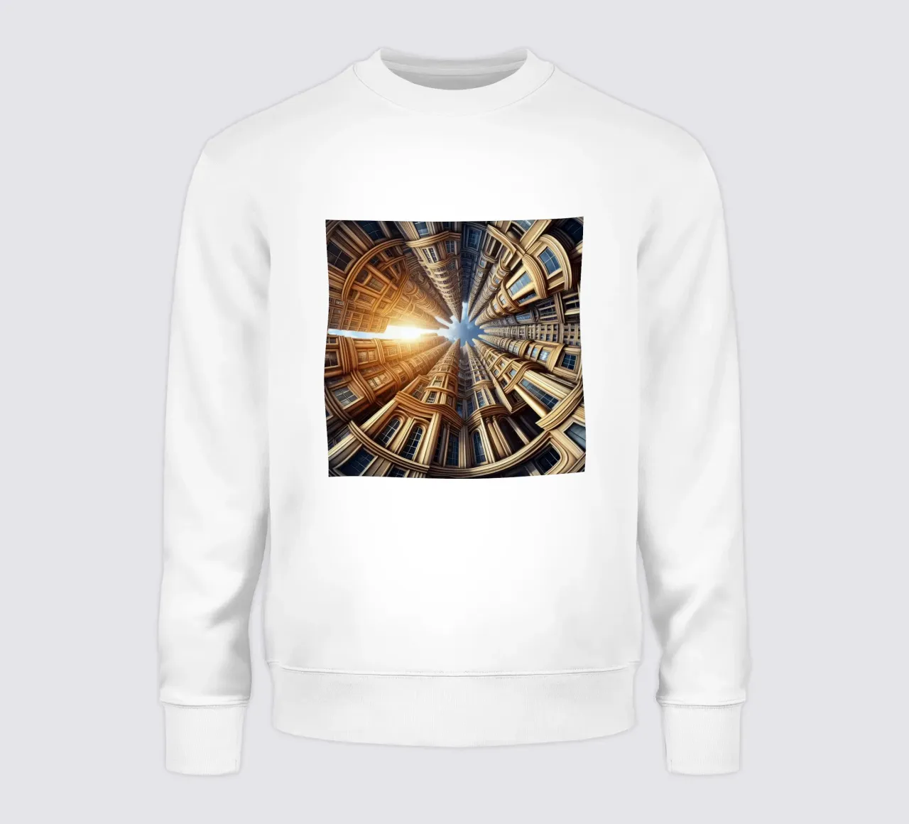 Sphere 027 - Towering Ornate Building Sweatshirt von Spheres