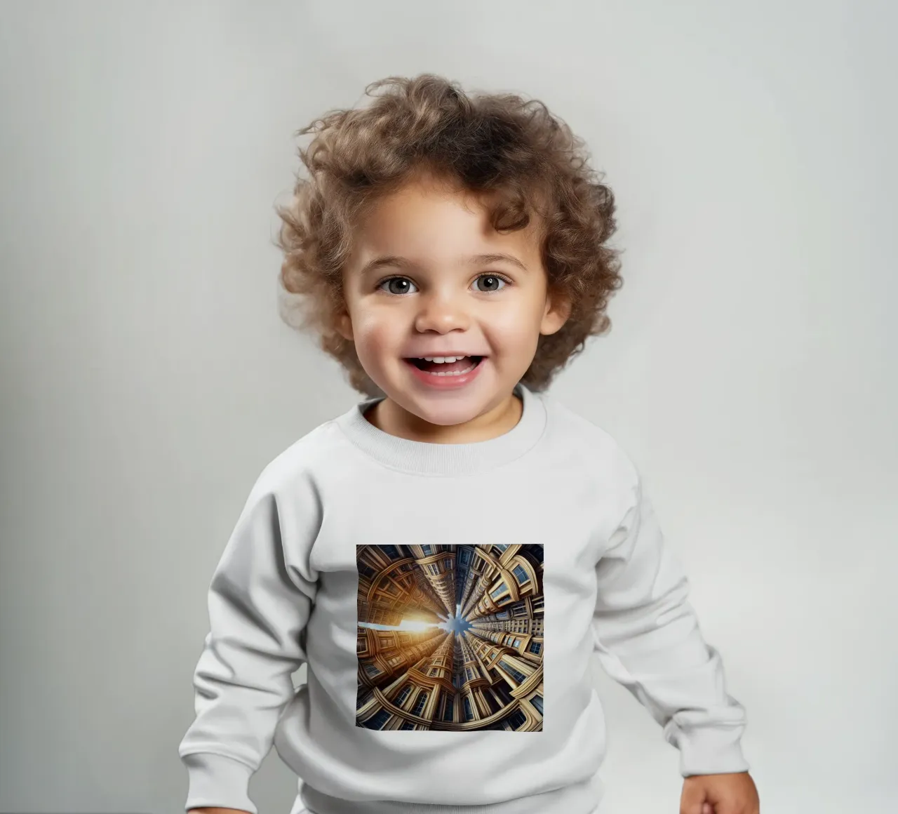 Sphere 027 - Towering Ornate Building felpa neonato da Spheres