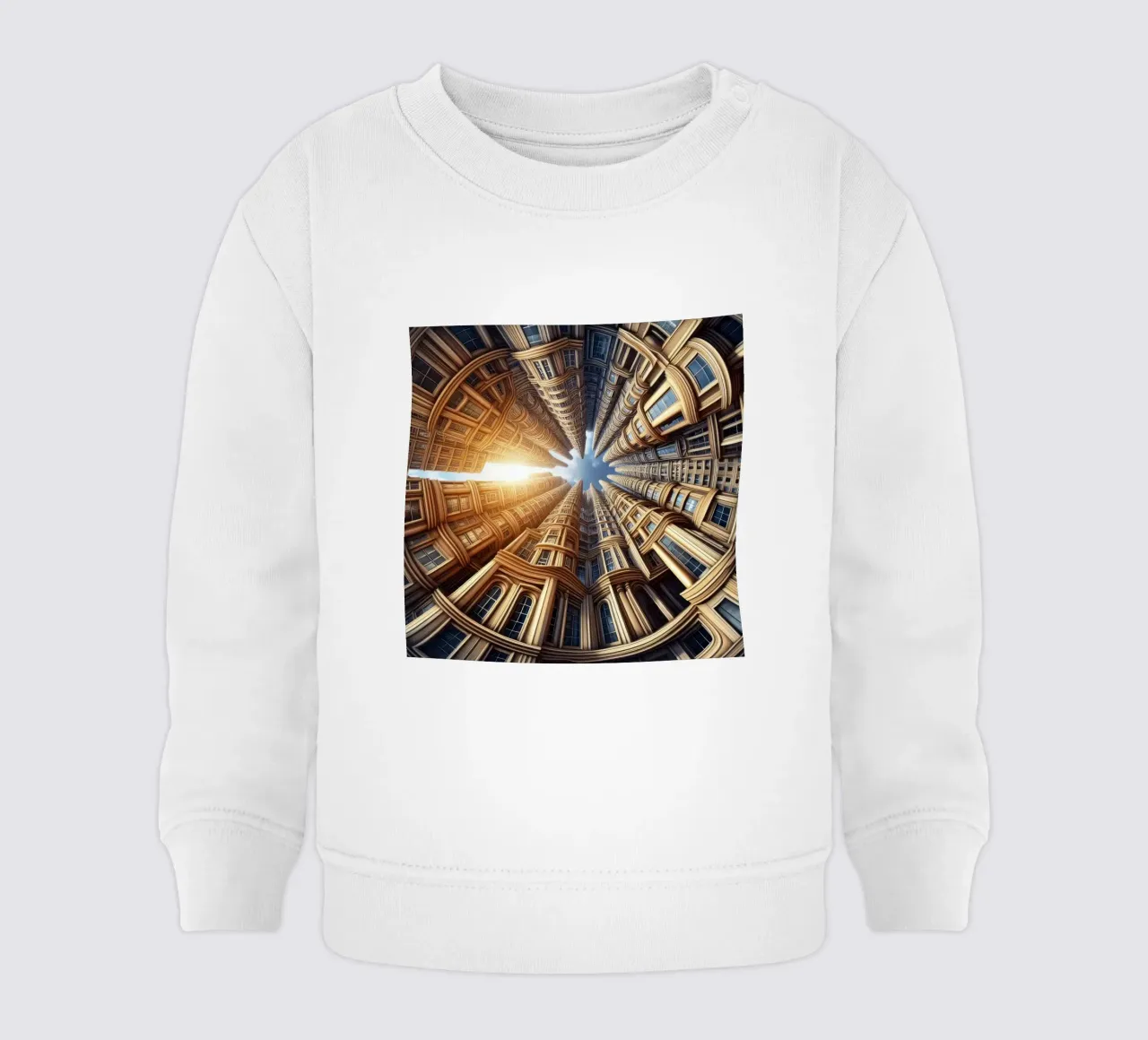 Sphere 027 - Towering Ornate Building felpa neonato da Spheres