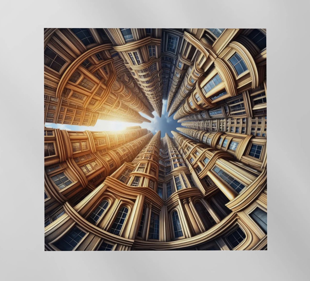Sphere 027 - Towering Ornate Building pellicola backlit da Spheres