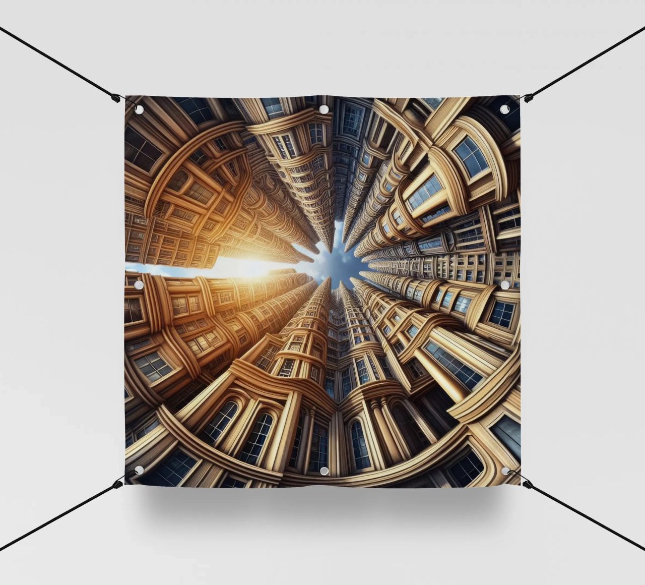 Sphere 027 - Towering Ornate Building telo in pvc da Spheres