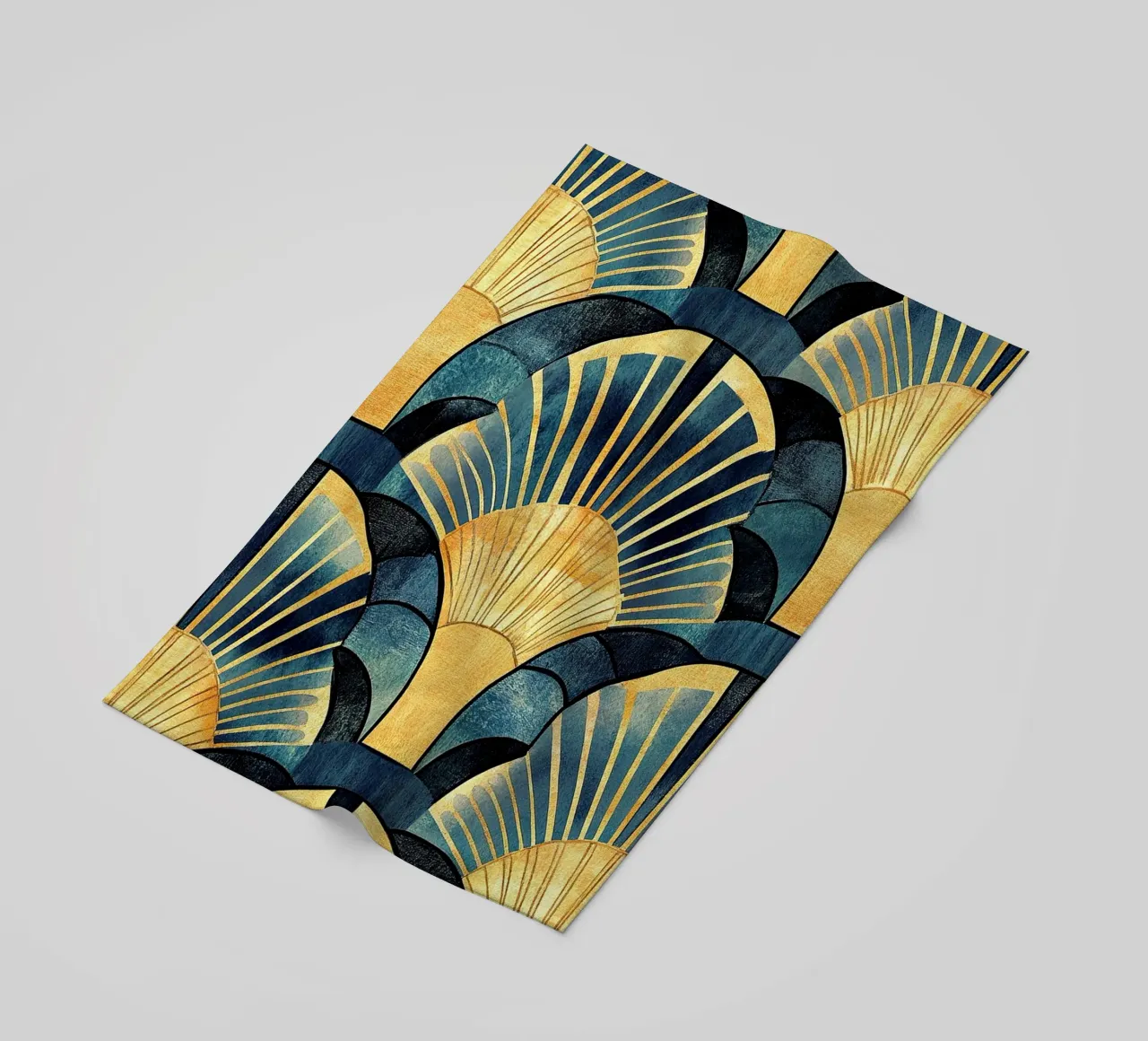 Art déco beach towel by Nikis Art Studio