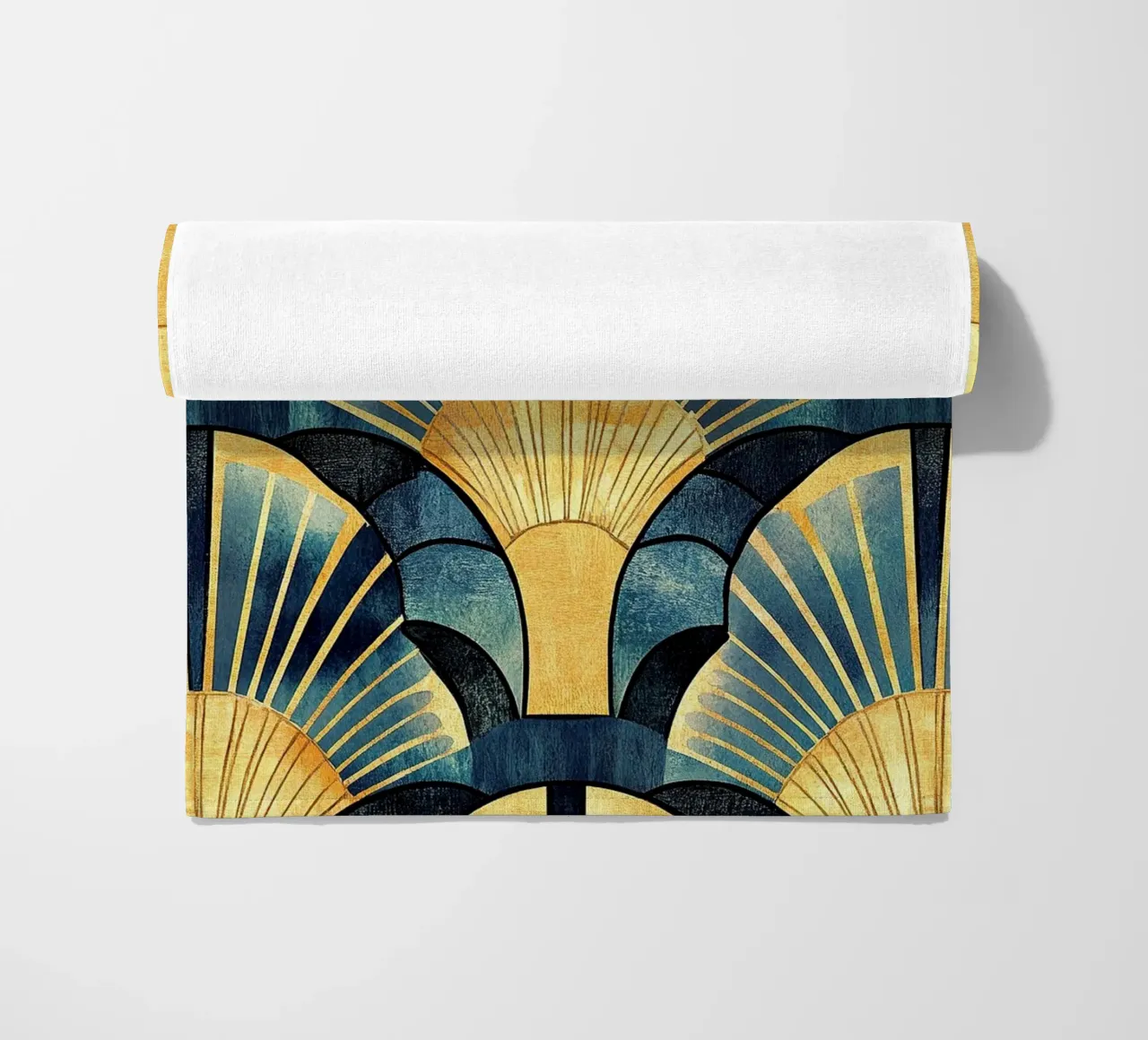 Art déco beach towel by Nikis Art Studio