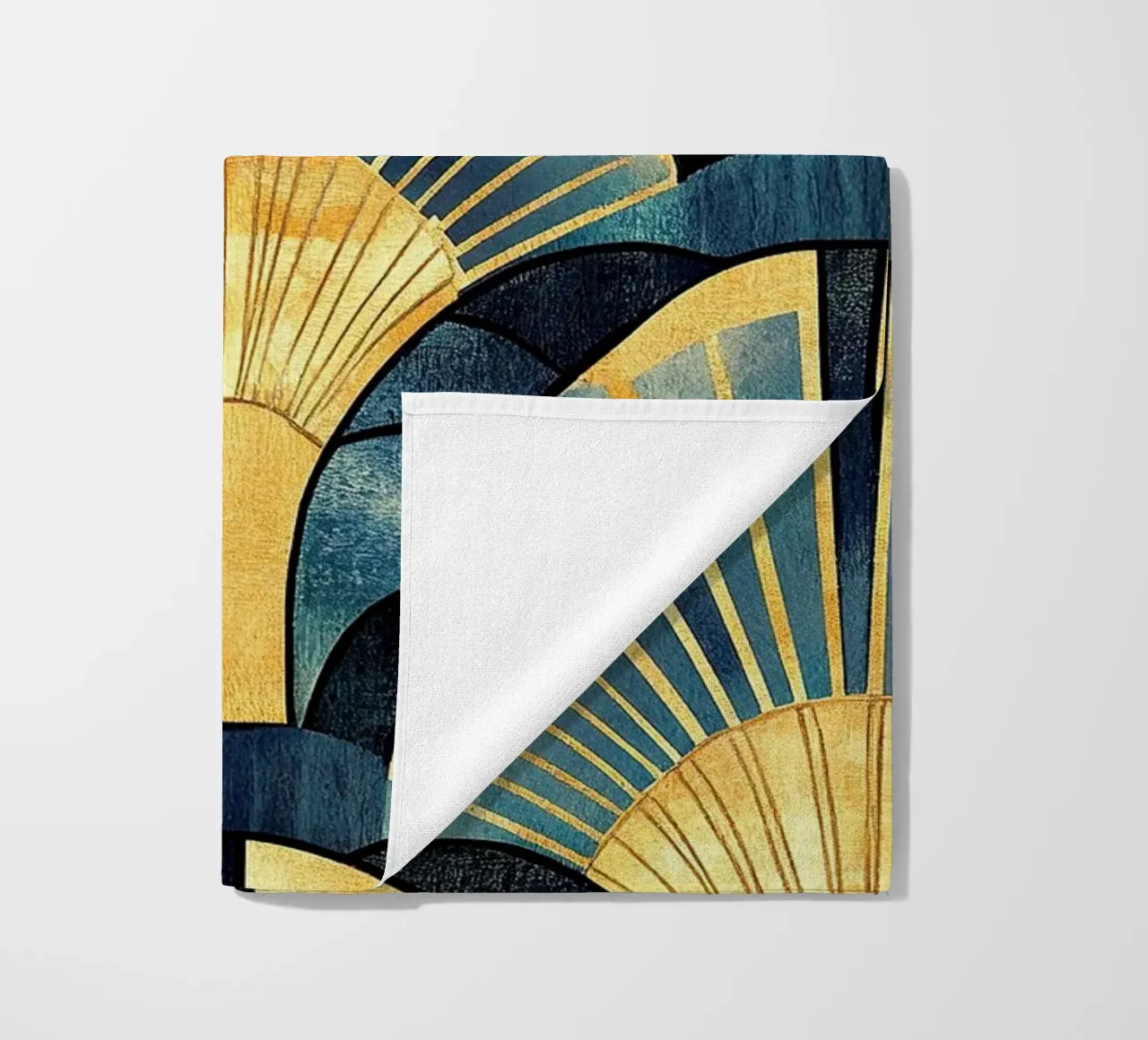 Art déco beach towel by Nikis Art Studio