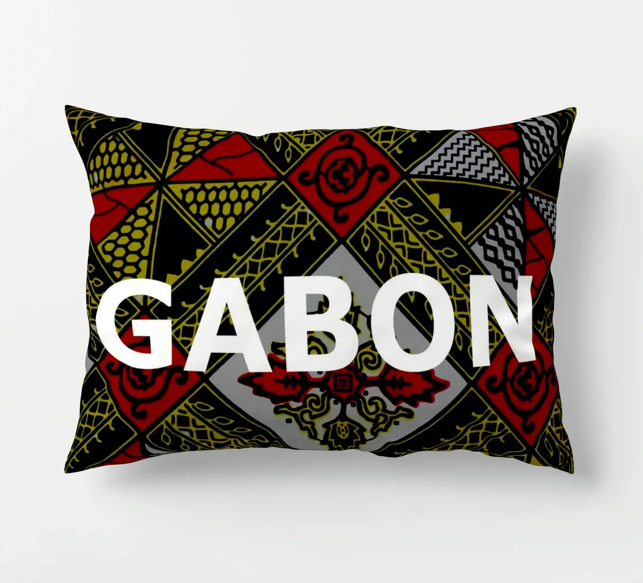 Gabon cuscino da Mathudace Créas