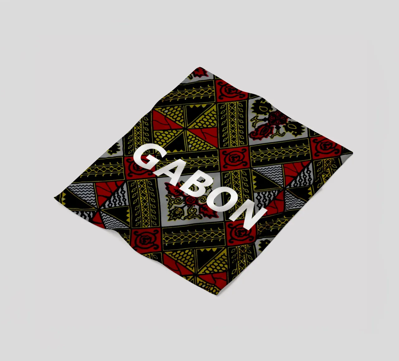 Gabon coperta in pile da Mathudace Créas