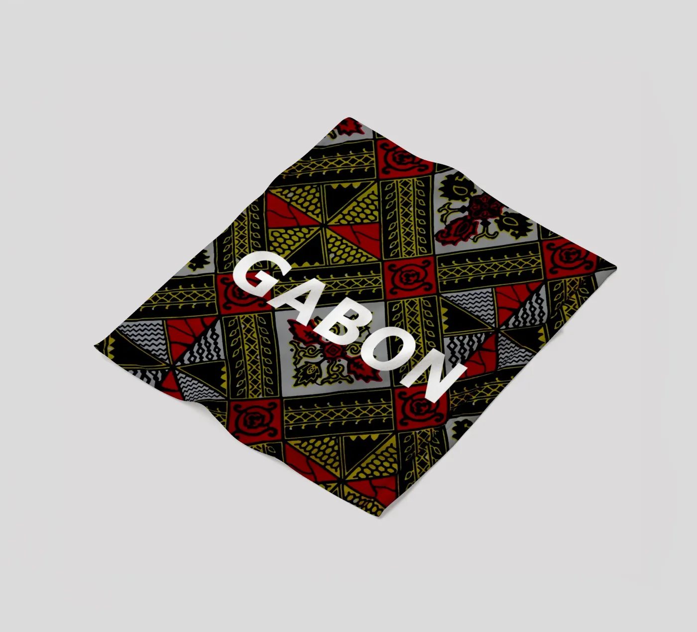 Gabon fleecedeken van Mathudace Créas