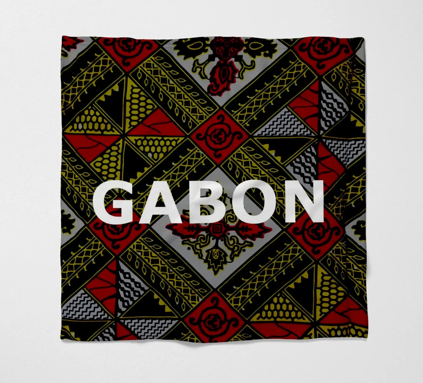 Gabon fleecedeken van Mathudace Créas