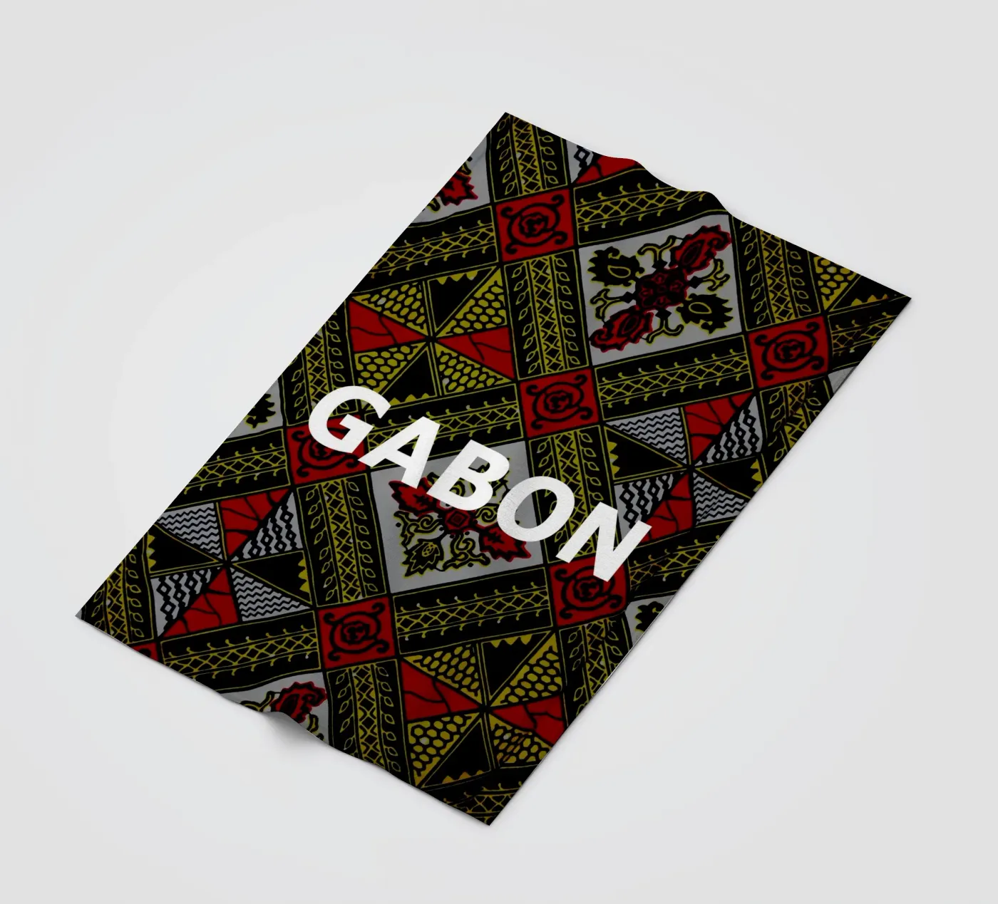 Gabon fleecedeken van Mathudace Créas