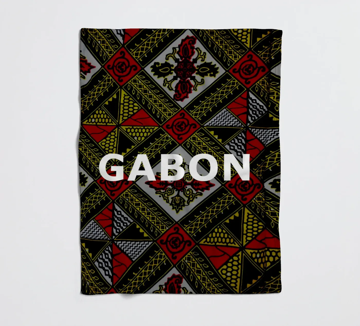 Gabon fleecedeken van Mathudace Créas