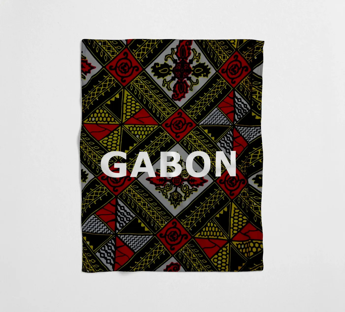 Gabon fleecedeken van Mathudace Créas