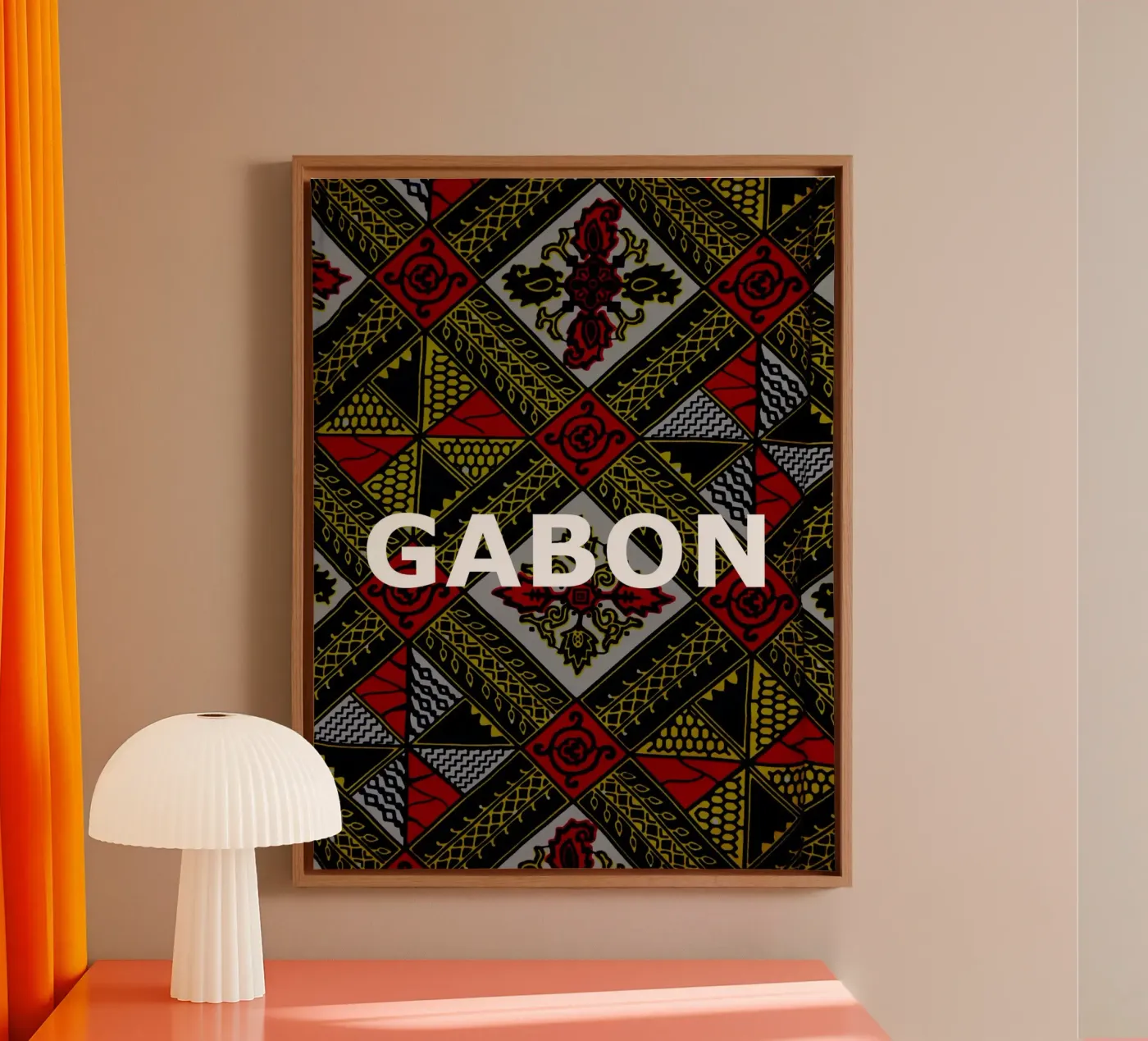 Gabon tela da Mathudace Créas