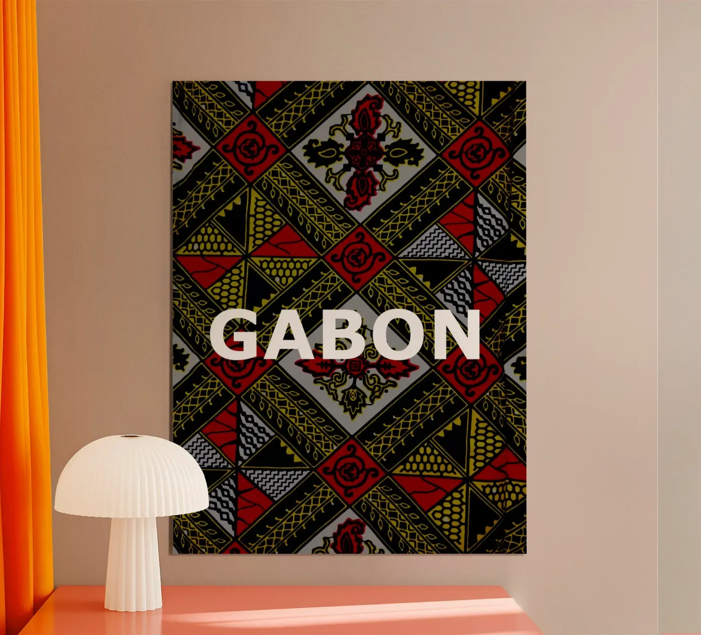 Gabon Poster von Mathudace Créas