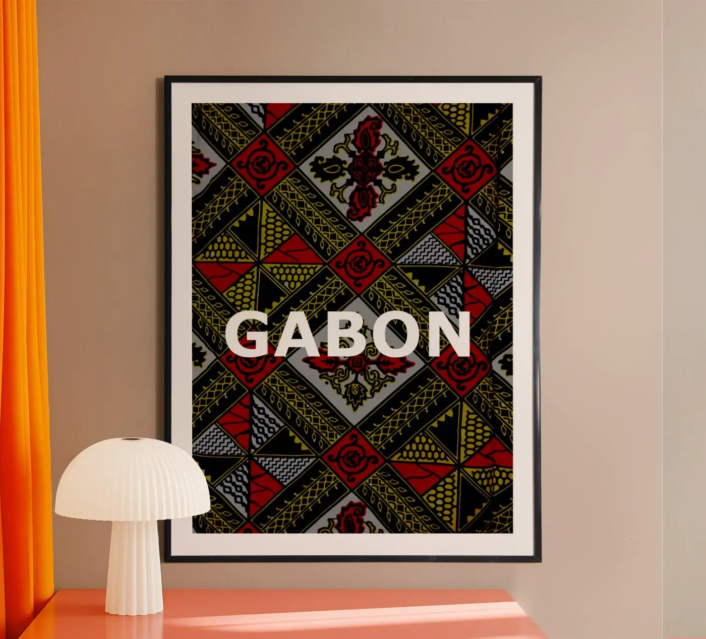 Gabon Poster von Mathudace Créas