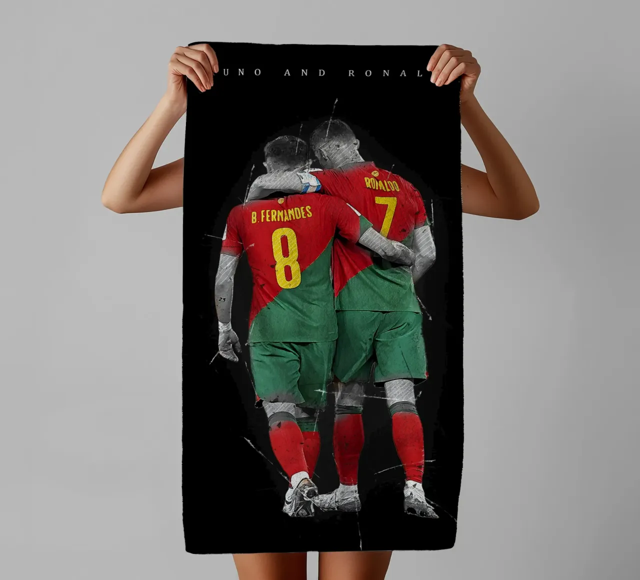 Bruno and Ronaldo asciugamano da bagno da tenten