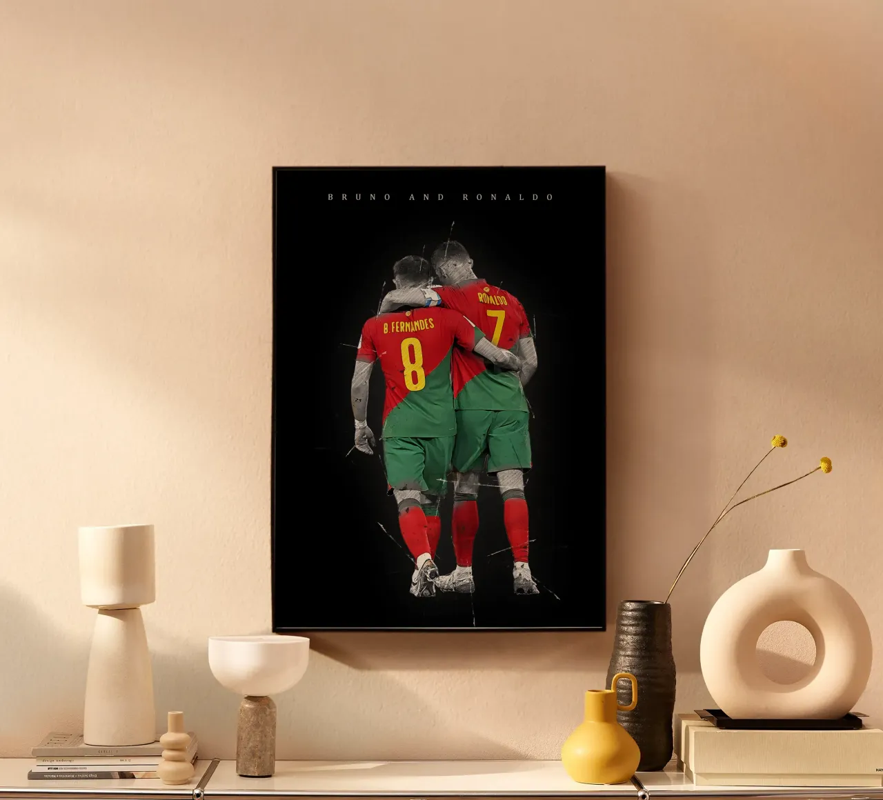 Bruno and Ronaldo alluminio dibond da tenten