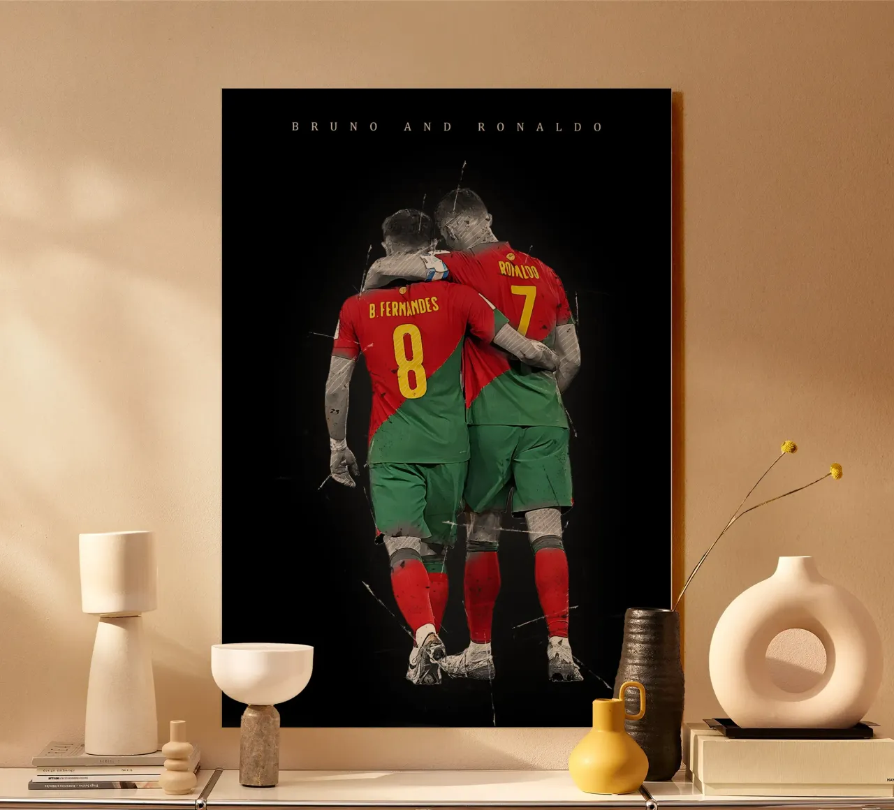 Bruno and Ronaldo alluminio dibond da tenten