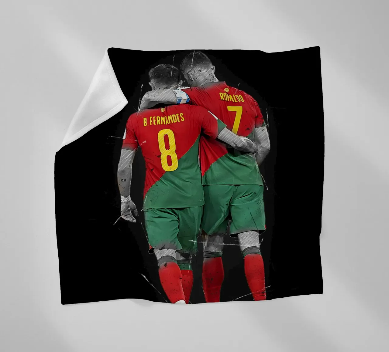 Bruno and Ronaldo coperta in pile da tenten