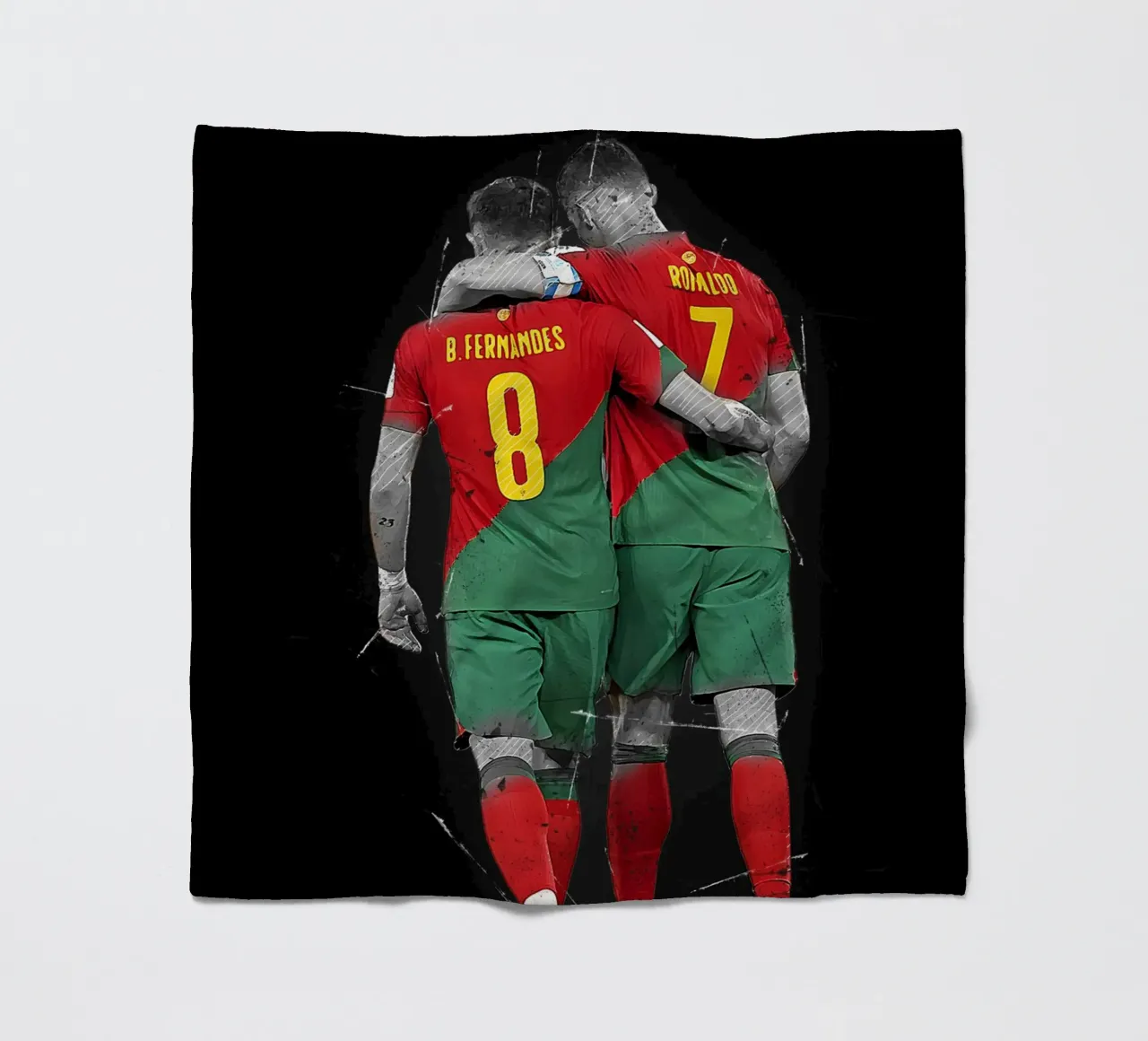 Bruno and Ronaldo coperta in pile da tenten