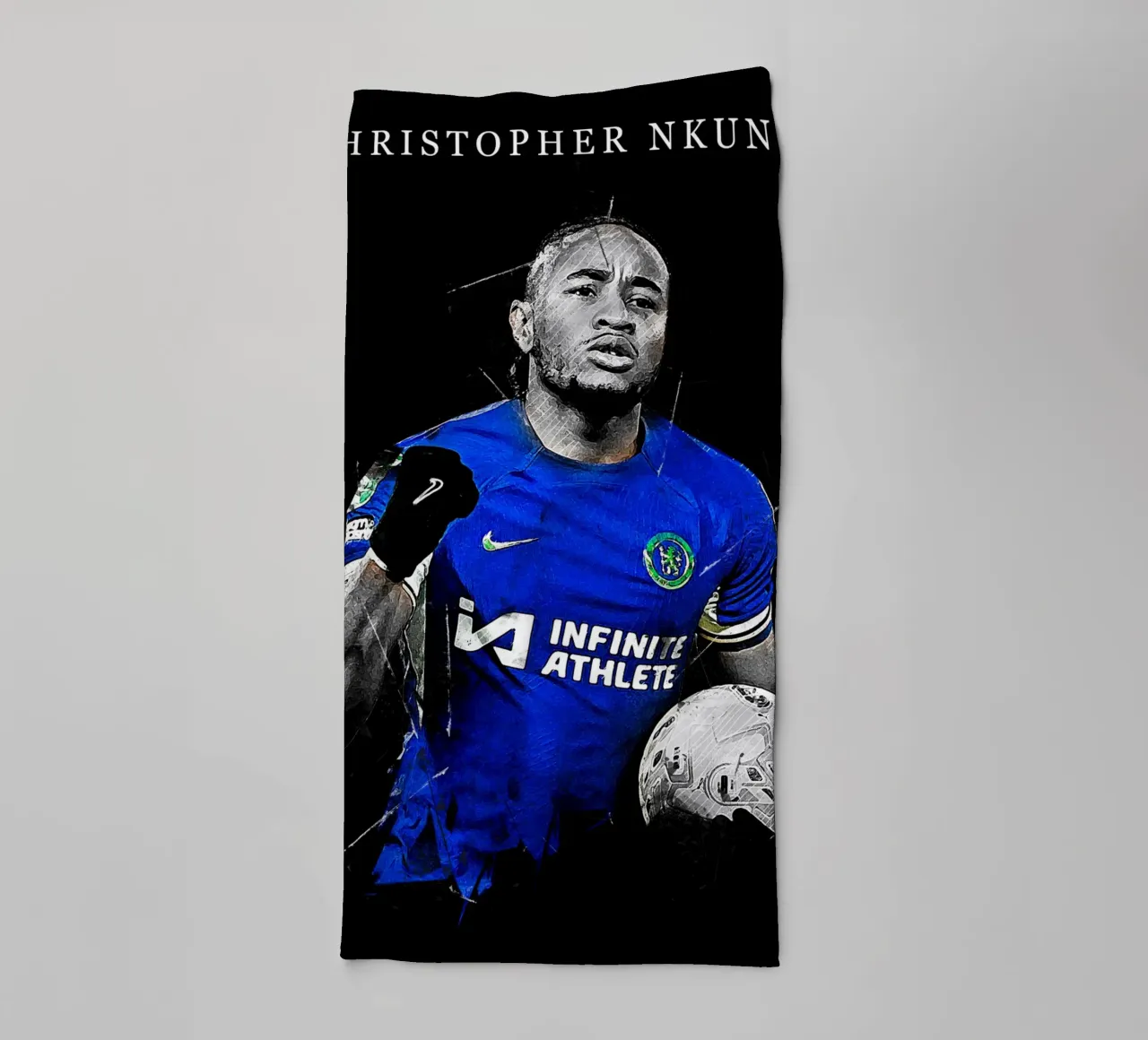 Christopher Nkunku Chelsea asciugamano da bagno da tenten