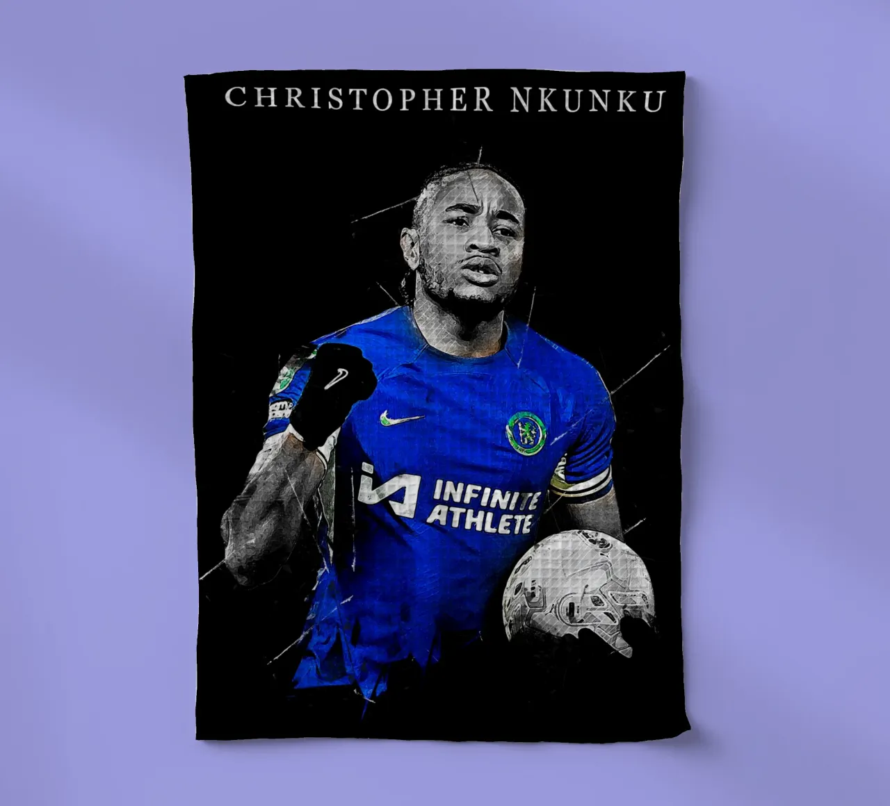 Christopher Nkunku Chelsea canovaccio da cucina da tenten