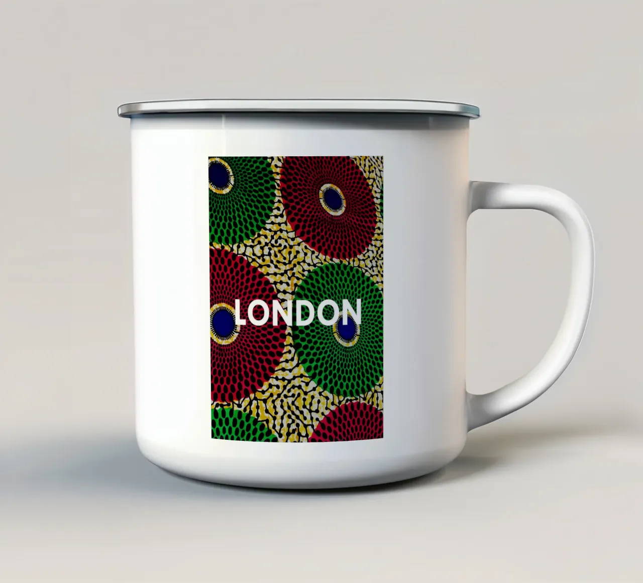 London tazza in smalto da Mathudace Créas