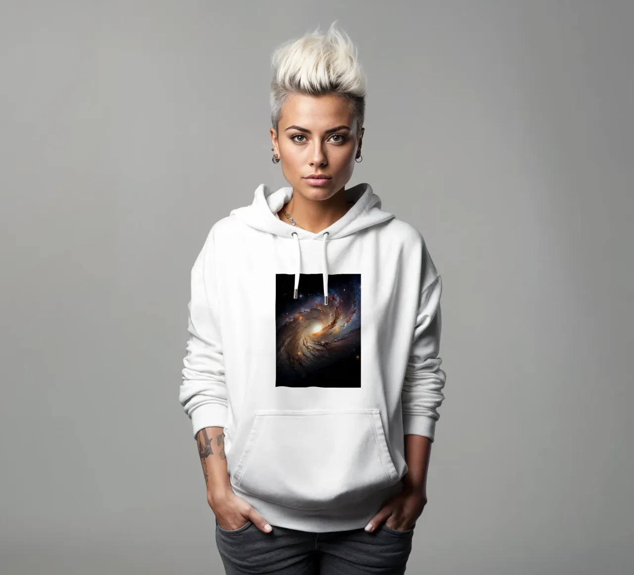 Galactra felpa con cappuccio da Stellar Dream Art