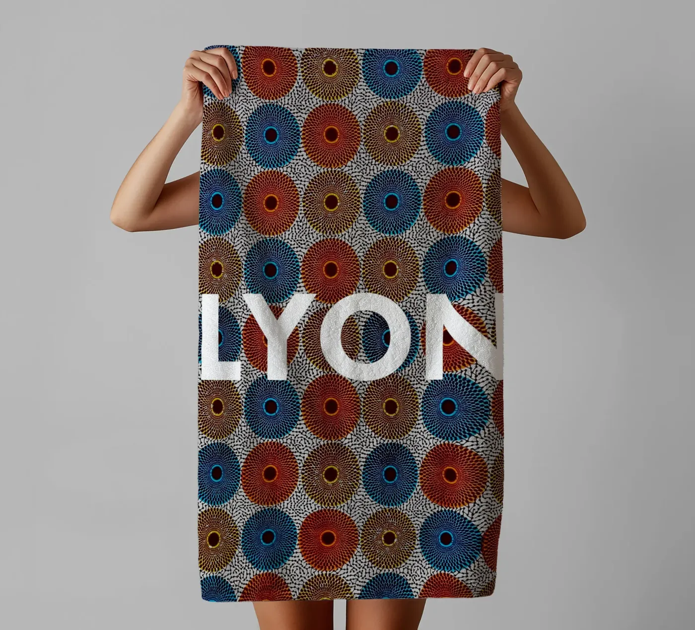 Lyon badhanddoek van Mathudace Créas